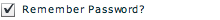 Remember Password